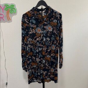 H&M Floral Long Sleeve Dress